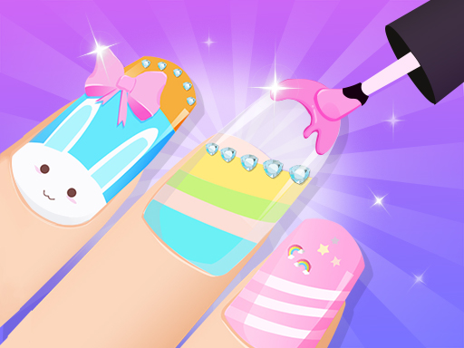 Salon de manucure amusant pour filles
