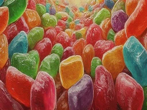 Le défi du bonbon rebondissant