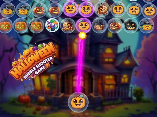 Jeu de Tir de Bulles d’Halloween