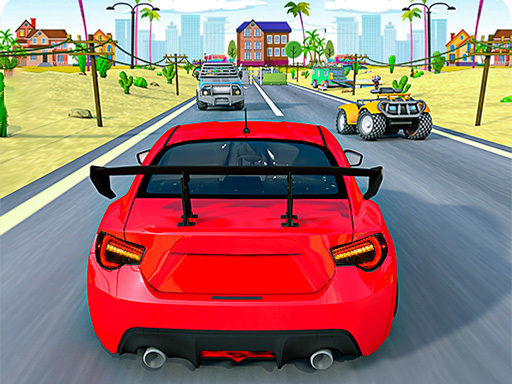 Jeu de Course de Voitures sur Autoroute