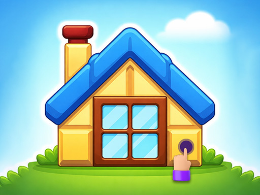 Jeu de puzzle de construction de maison
