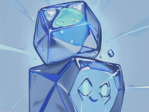 La glace arrive
