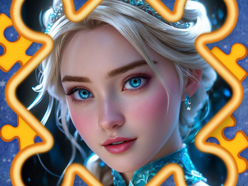 Puzzle incroyable des princesses et des méchants