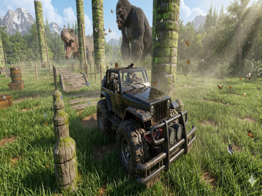 Simulateur de Jeep de Jungle