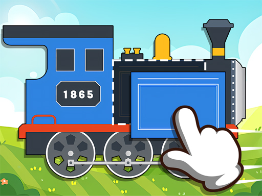 Jeu de Train en Briques pour Enfants