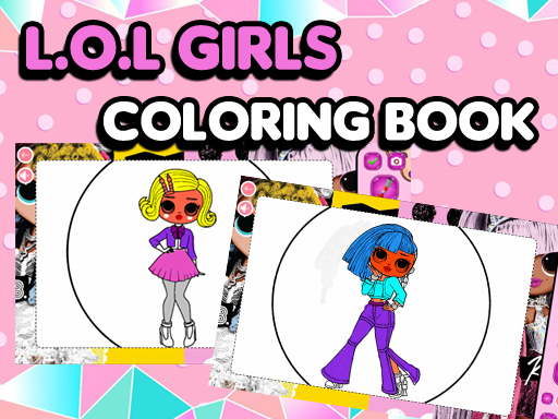 Livre de coloriage L.O.L OMG Girls