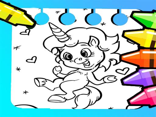 Pages à Colorier de Licornes Magiques