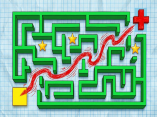 Les labyrinthes tracé le chemin