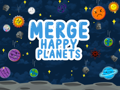 Fusionnez des planètes heureuses !