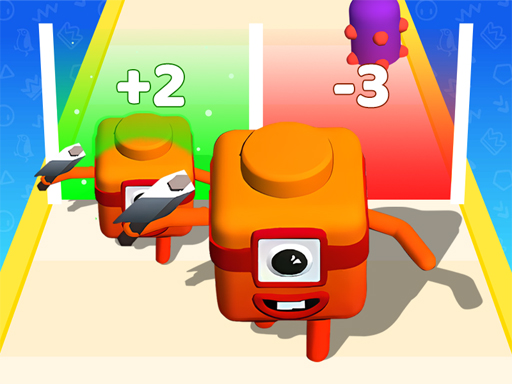 Mélange de cubes numériques : jeu de course 3D
