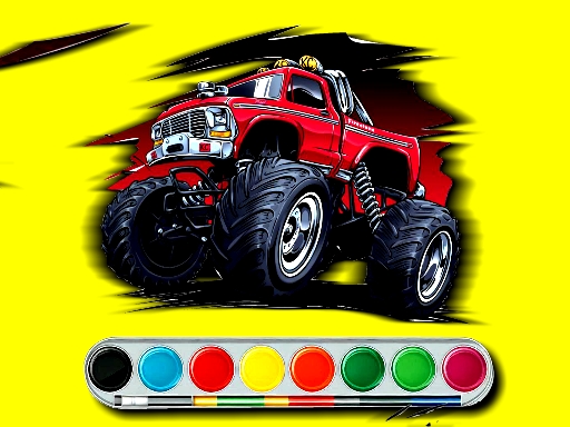 Coloriage de Monster Jeep
