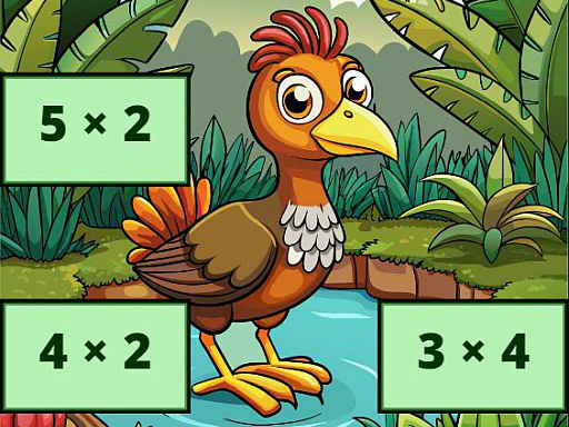 Multiplication : découverte d’une image d’oiseau