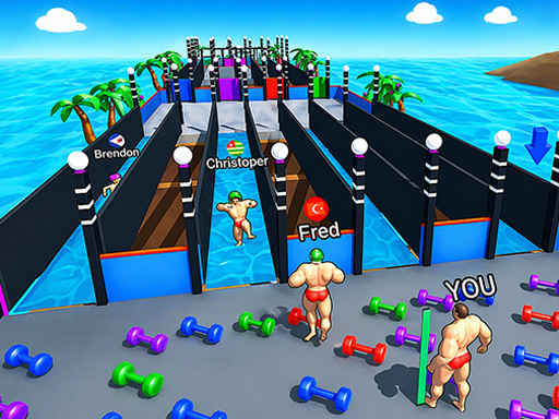 Jeu de Course Musculaire