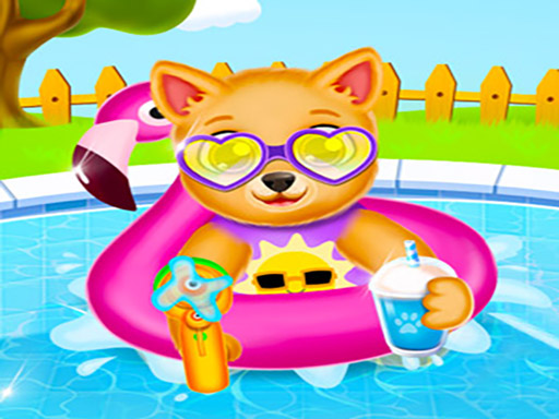 Jeu de fête prénatale pour chiot nouveau-né