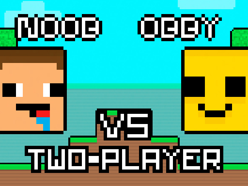 Noob contre Obby à deux joueurs