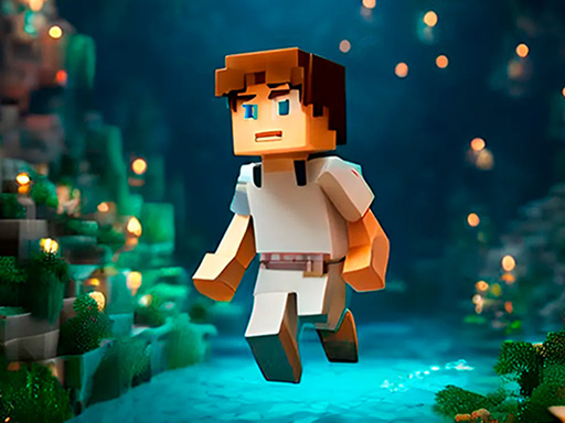 Parkour Noobik dans une Grotte !