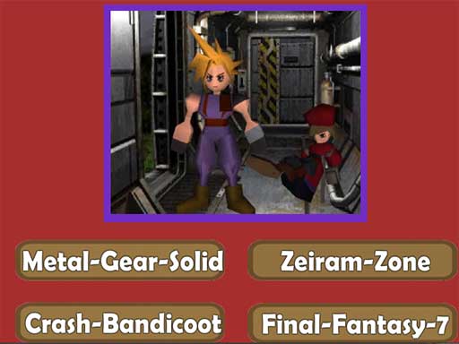 Quiz Nostalgique Playstation1