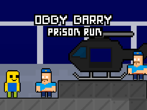 Course-poursuite d’Obby dans la prison de Barry