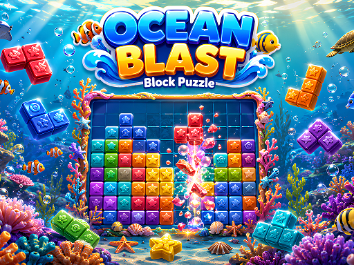 Explosion Océane : Puzzle de Blocs