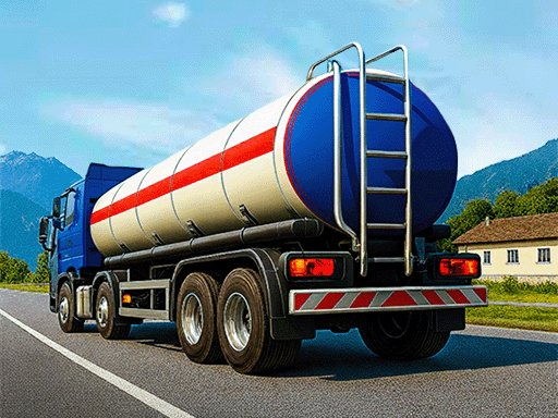 Jeu de stationnement de camion-citerne