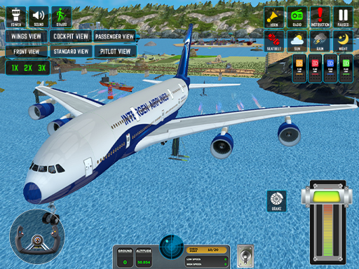 Avion de Passagers : Vol 3D