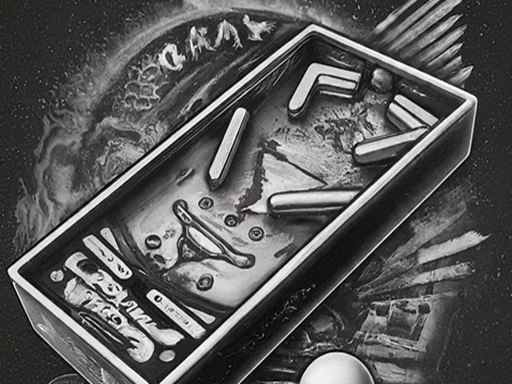 Pinball noir et blanc