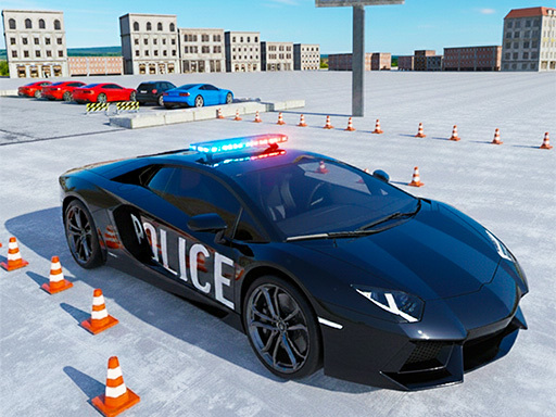 Jeu de Parking de Voiture de Police