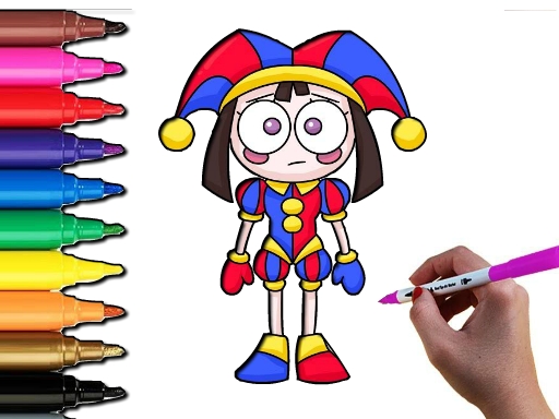 Temps de coloriage de Pomni