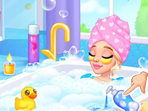 Salon spa du dos pour princesse