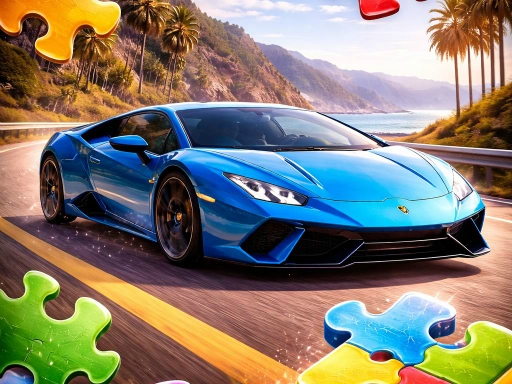 Temps de Puzzle de Voitures de Course