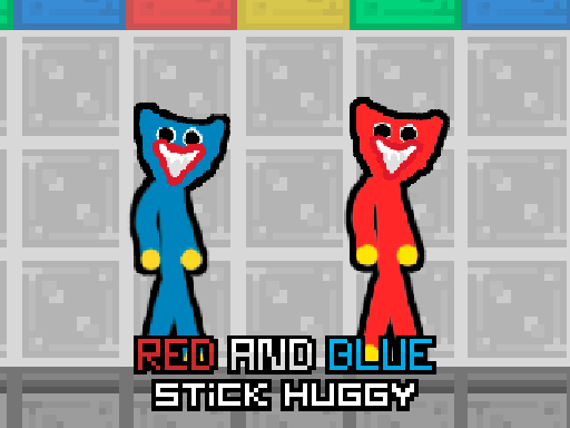 Huggy bâton rouge et bleu