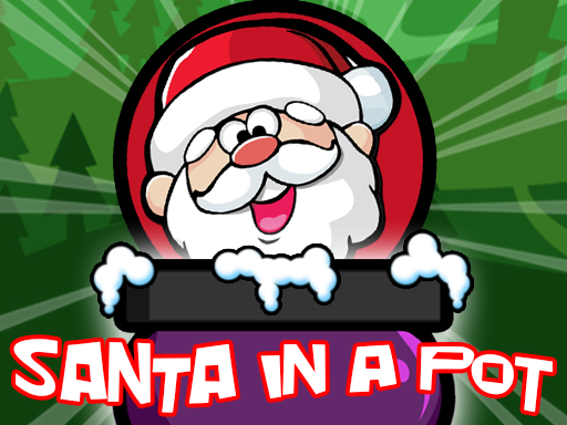 Le Père Noël dans un pot