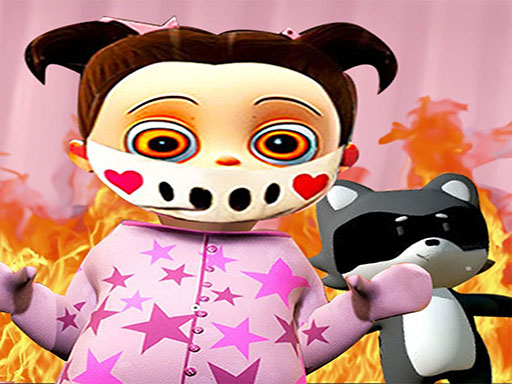 Jeu d’Horreur Effrayant Bébé Rose