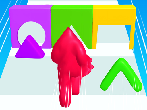 Course de blobs à transformation de forme