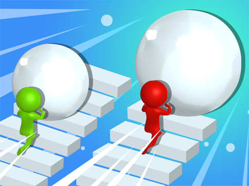 Course de neige 3D : course amusante