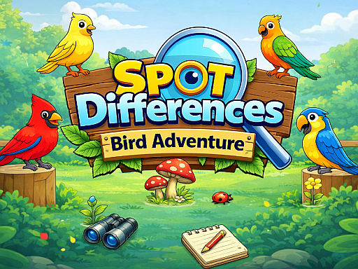 Repérer les différences : Aventure aviaire