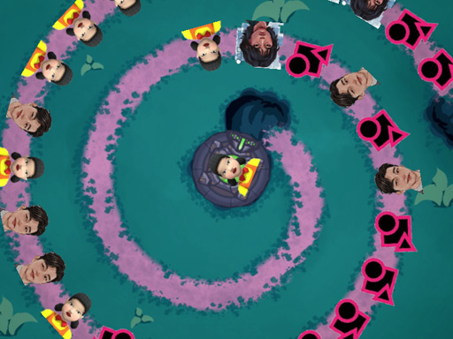 Tireur de Bubbles Squid Game