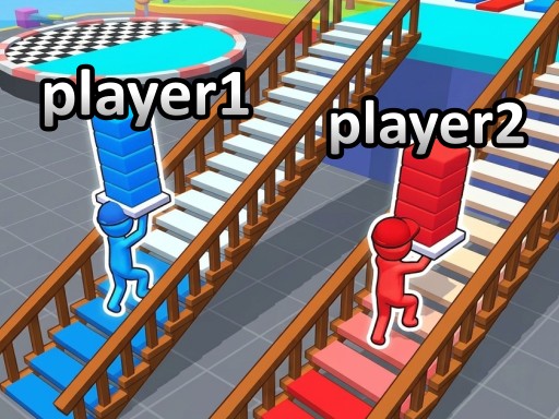 Courses D’Escaliers Pour 2 Joueurs