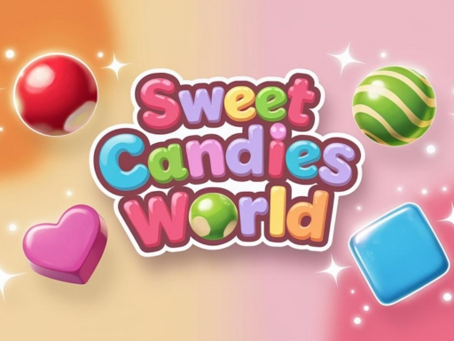 Le monde des bonbons sucrés