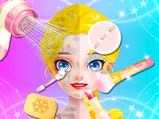Fête de maquillage de la douce princesse