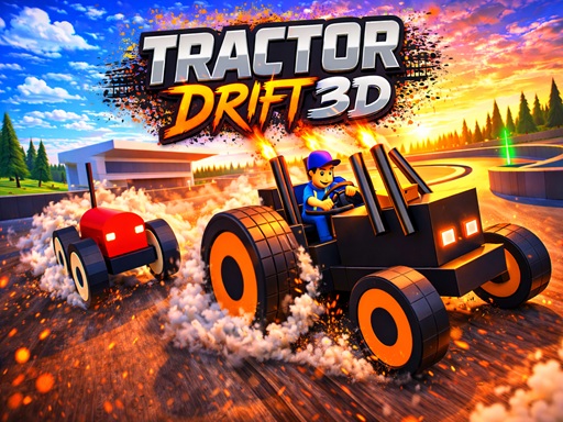 Maîtrisez l’art du drift de tracteur dans Tractor Drift 3D
