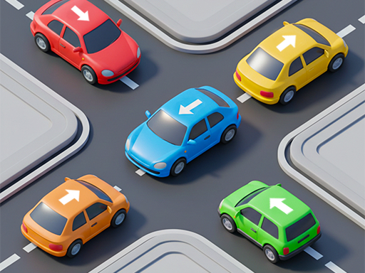 Jeu de puzzle d’embouteillage de voiture