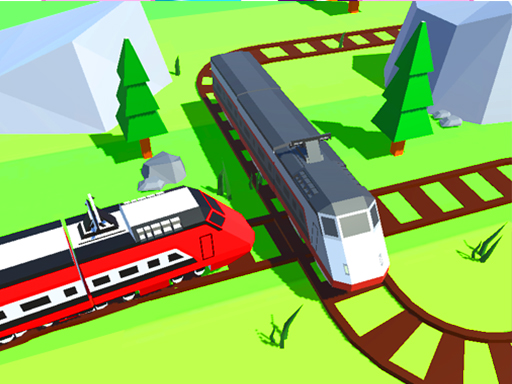 Jeu de puzzle 3D sur les trains