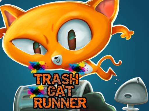Chat coureur des détritus