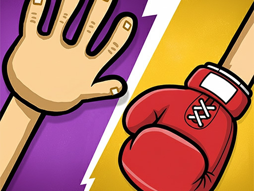 Jeu des mains rouges à deux joueurs