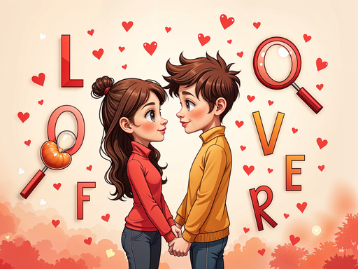 Les mots cachés d’amour pour la Saint-Valentin