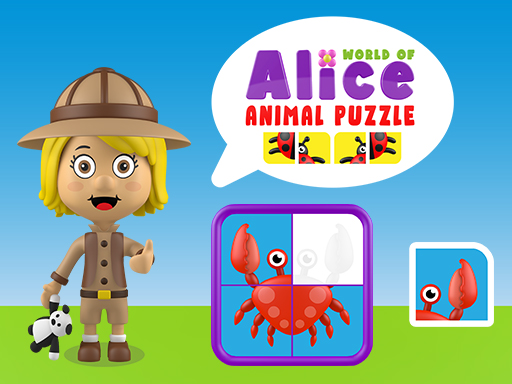 Le monde d’Alice – Puzzle d’animaux