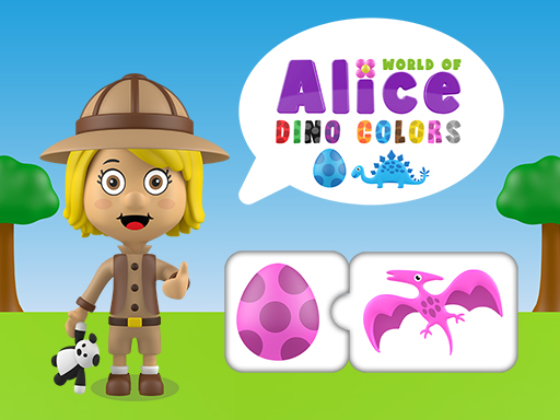 Le monde d’Alice – Couleurs des dinosaures