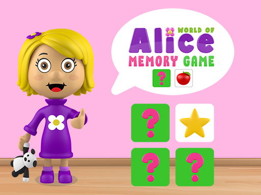 Le monde d’Alice : jeu de mémoire